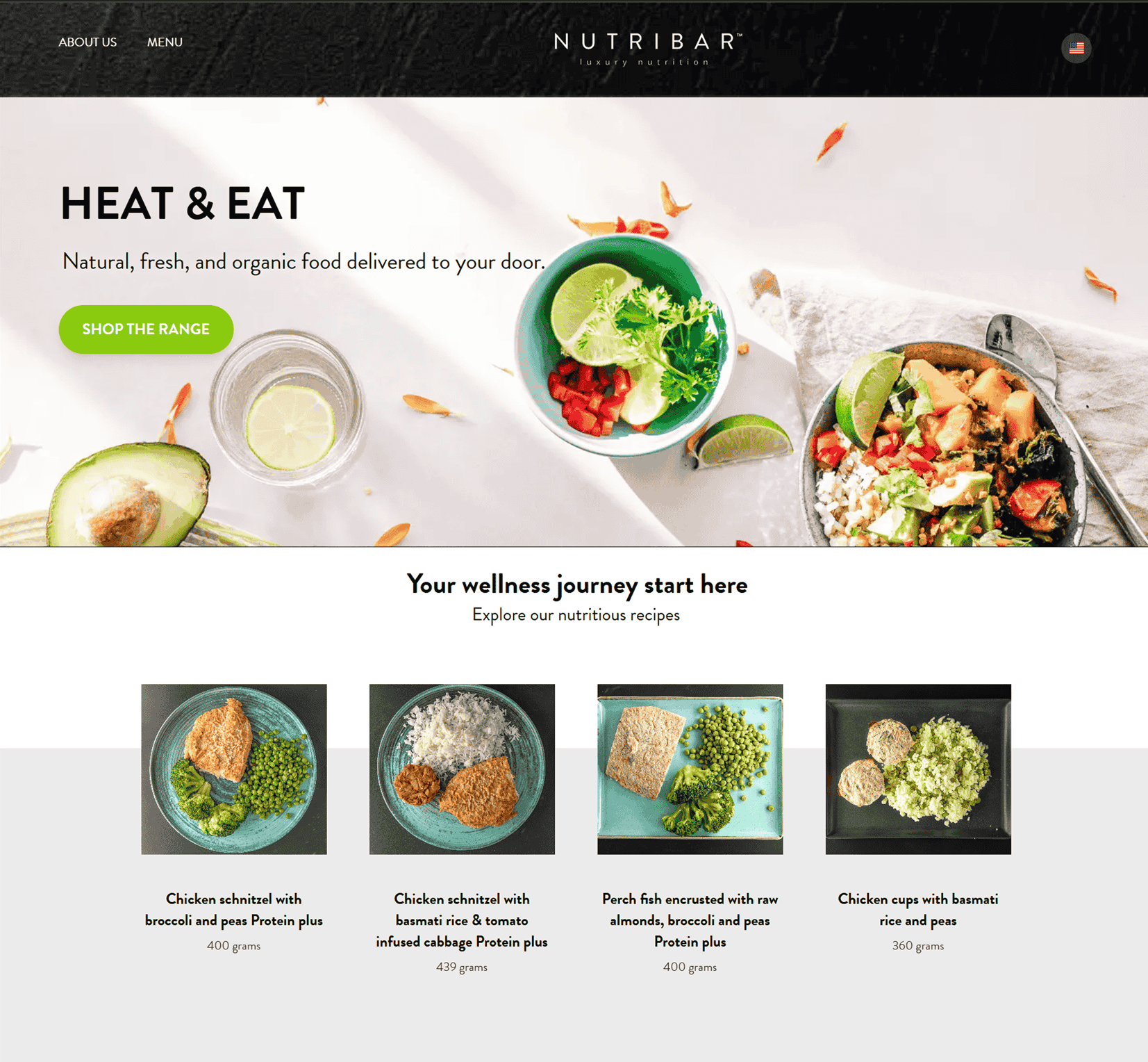 Nutribar Smart Meal Planning Interface